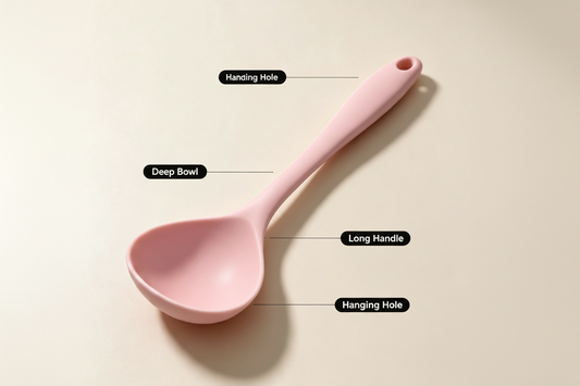 Cute Cartoon Silicone Soup Ladle