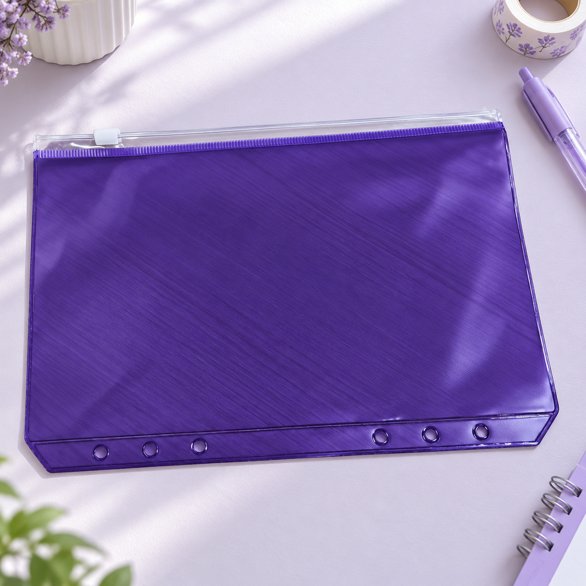 Colored PVC Loose Leaf Pocket