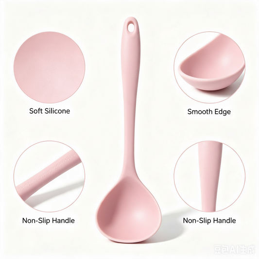 Cute Cartoon Silicone Soup Ladle