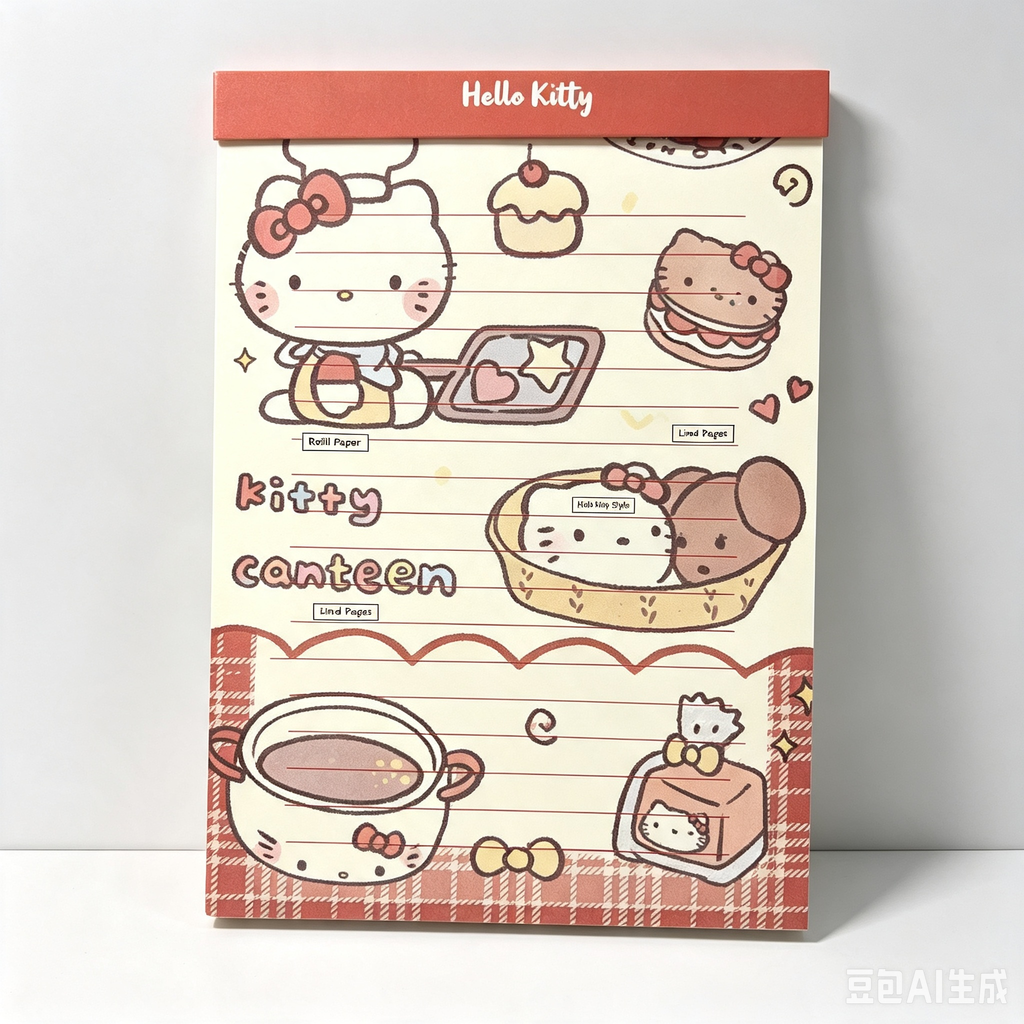 Hello Kitty Notebook Refill Paper – Cute Lined Refill Pages for Journal & Planner