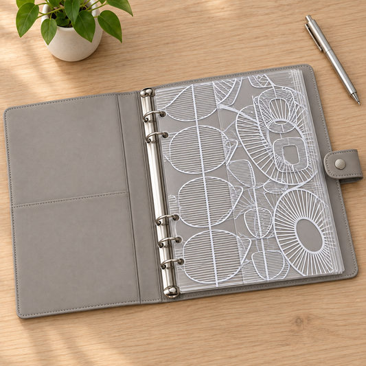 Transparent White Print Binder Dividers